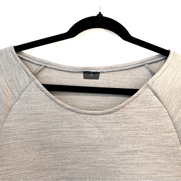 Uniqlo Dry Sweat Ultra Stretch Oversized Pullover Grey Athleisure SM - Picture 7 of 12